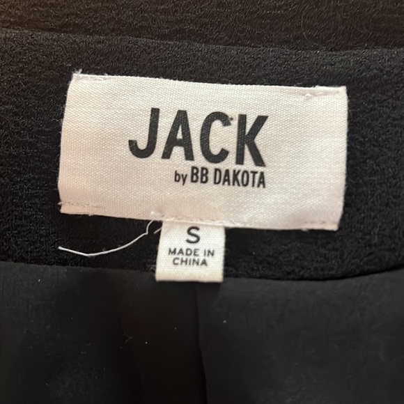 Jack by BB Dakota Drape-Front Embroidered Blazer (S) - Picture 7 of 9